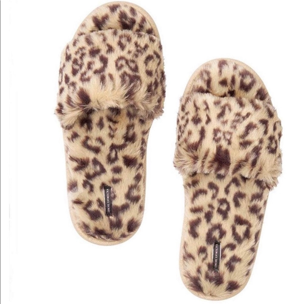 VS leopard slippers